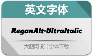 ReganAlt-UltraItalic(Ӣ)