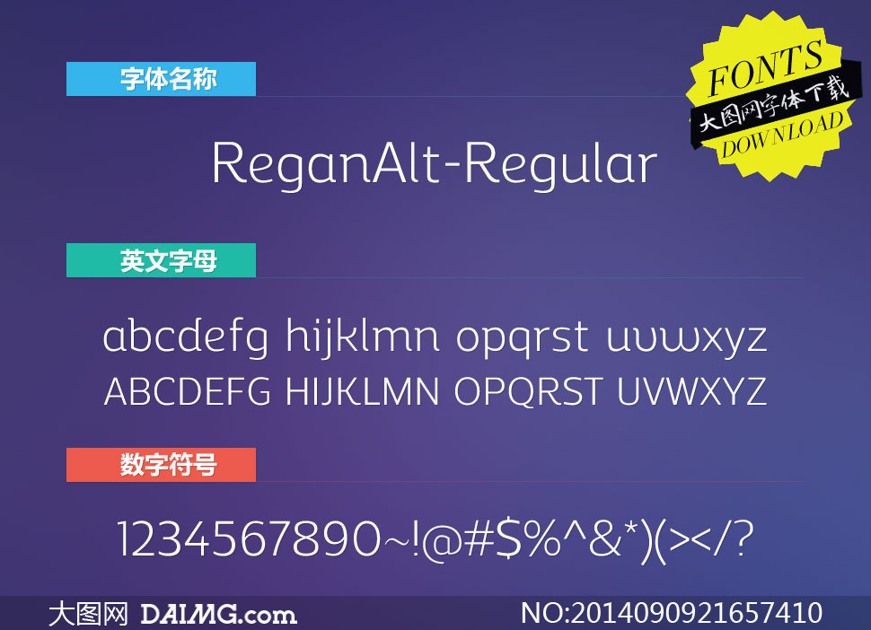 ReganAlt-Regular(Ӣ)