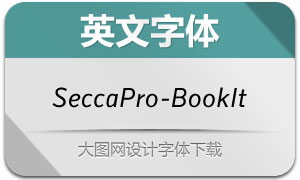 SeccaPro-BookItalic(Ӣ)