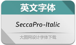 SeccaPro-Italic(Ӣ)