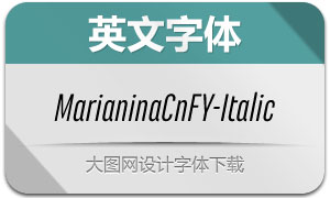 MarianinaCnFY-Italic(Ӣ)