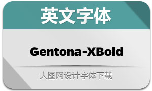 Gentona-ExtraBold(Ӣ)