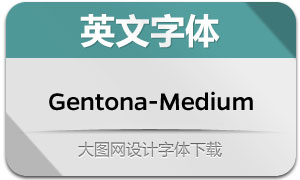 Gentona-Medium(Ӣ)