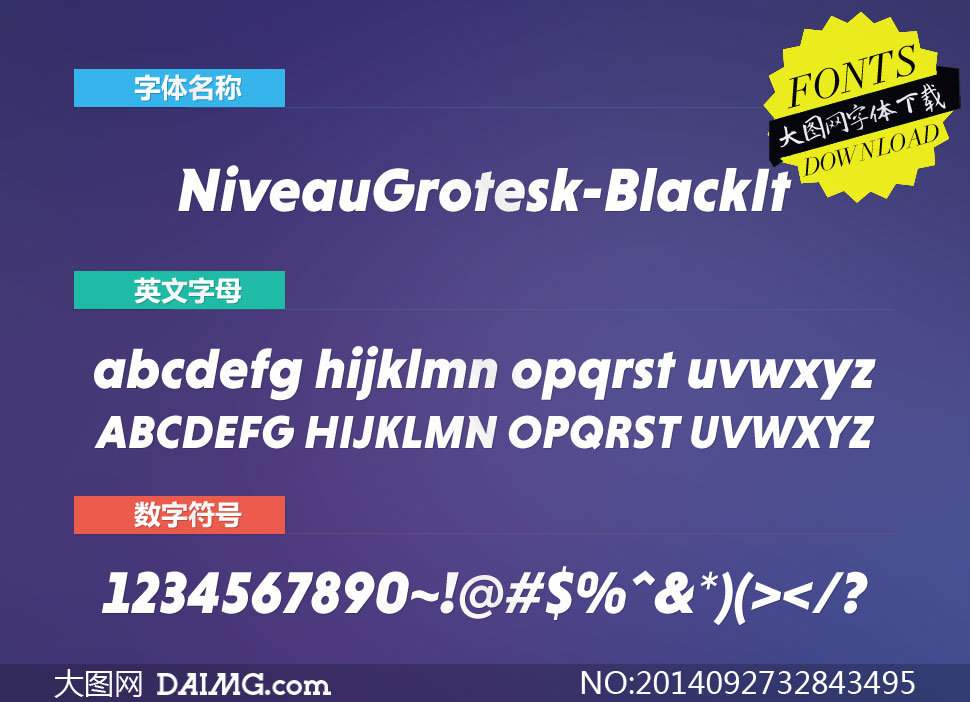 NiveauGrotesk-BlackIt(Ӣ)