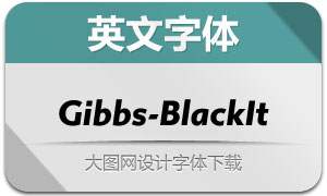 Gibbs-BlackItalic(Ӣ)