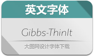 Gibbs-ThinItalic(Ӣ)