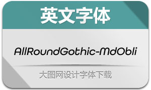 AllRoundGothic-MdObli(Ӣ)