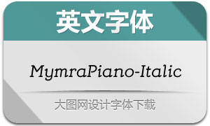 MymraPiano-Italic(Ӣ)