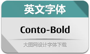 Conto-Bold(Ӣ)
