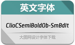 ClioCSemiBoldOb-SmBdIt()