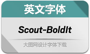 Scout-BoldItalic(Ӣ)