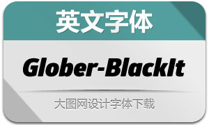Glober-BlackItalic(Ӣ)