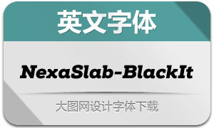 NexaSlab-BlackItalic(Ӣ)