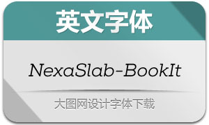 NexaSlab-BookItalic(Ӣ)