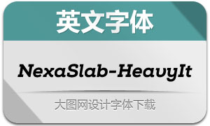 NexaSlab-HeavyItalic(Ӣ)