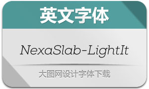 NexaSlab-LightItalic(Ӣ)