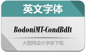 BodoniMT-CondBdIt(Ӣ)