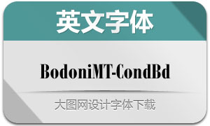 BodoniMT-CondBd(Ӣ)