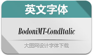 BodoniMT-CondItalic(Ӣ)
