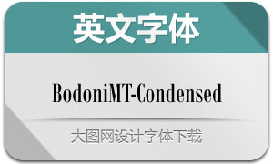 BodoniMT-Cond(Ӣ)