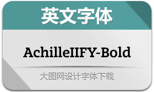 AchilleIIFY-Bold(Ӣ)