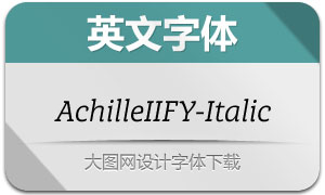 AchilleIIFY-Italic(Ӣ)