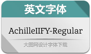 AchilleIIFY-Regular(Ӣ)