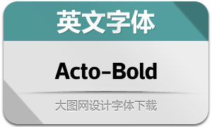 Acto-Bold(Ӣ)