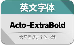 Acto-ExtraBold(Ӣ)