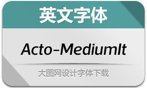 Acto-MediumItalic(Ӣ)