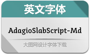 AdagioSlabScript-Md(Ӣ)