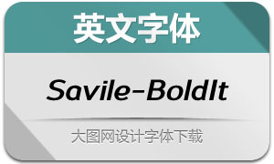 Savile-BoldItalic(Ӣ)