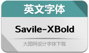 Savile-ExtraBold(Ӣ)