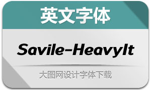 Savile-HeavyItalic(Ӣ)