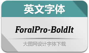 ForalPro-BoldItalic(Ӣ)