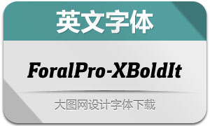 ForalPro-ExtraBoldIt(Ӣ)