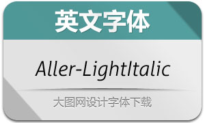 Aller-LightItalic(Ӣ)