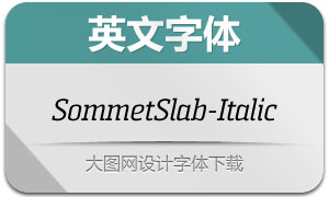 SommetSlab-Italic(Ӣ)
