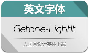 Getone-LightItalic(Ӣ)