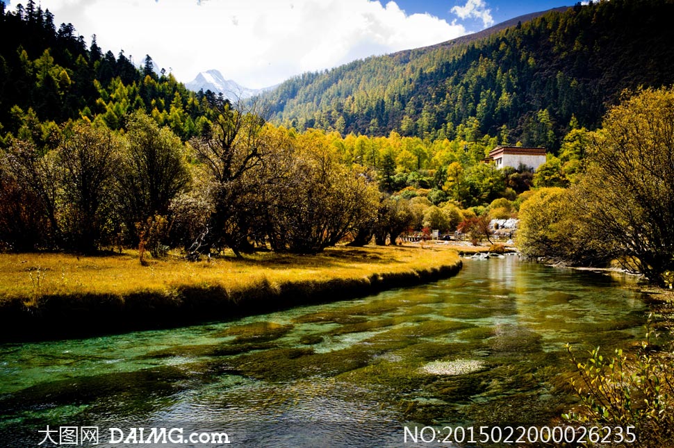 高清图片 自然风景 素材信息 四姑娘山美丽风光摄影图片