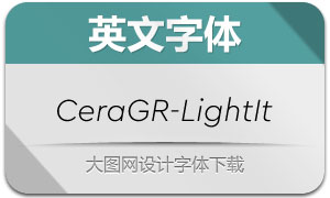 CeraGR-LightItalic(Ӣ)