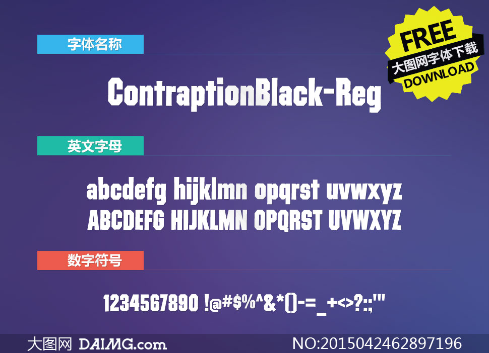 ContraptionBlack-Regular()