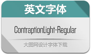 ContraptionLight-Regular()