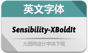Sensibility-XBoldItalic()