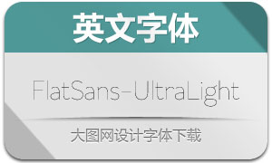 FlatSans-UltraLight(Ӣ)