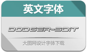 Dodger-3DItalic(Ӣ)