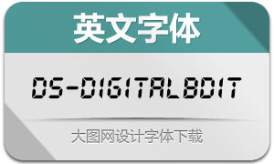DS-DigitalBoldItalic(Ӣ)