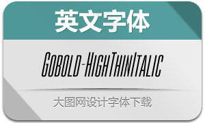 Gobold-HighThinItalic(Ӣ)