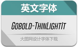 Gobold-ThinLightItalic(Ӣ)