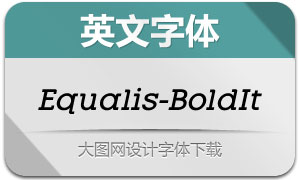 Equalis-BoldItalic(Ӣ)